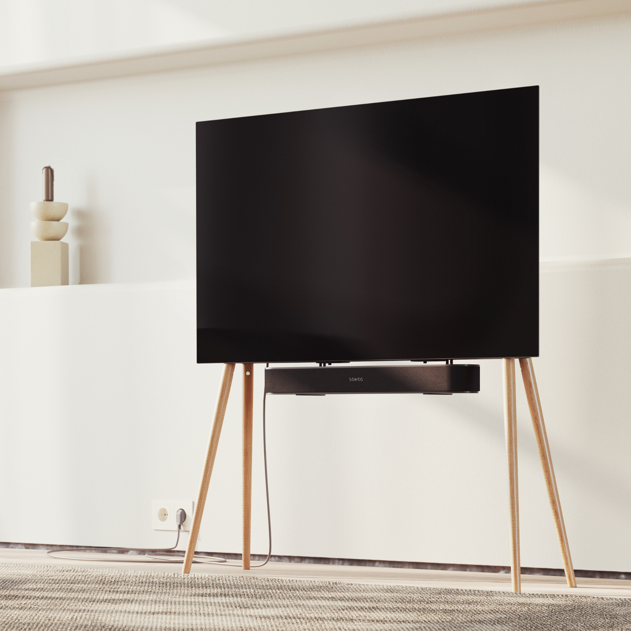 JALG TV-Stand Oak / Natural Oil Wax 42" - 55"